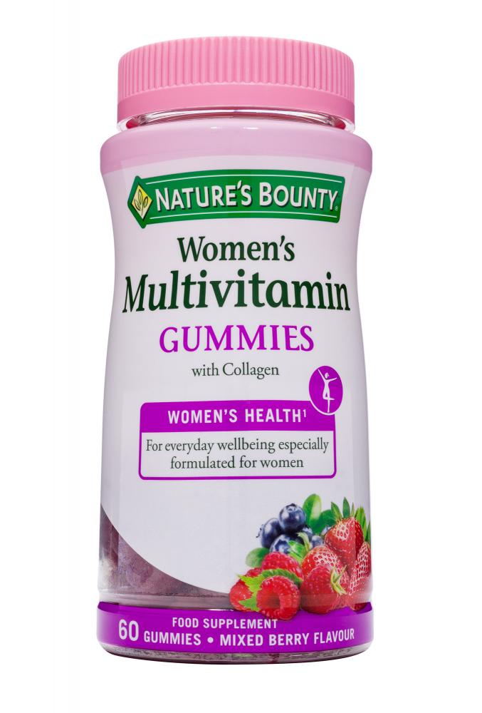Nature's Bounty Women's Multivitamin Gummies with Collagen 60's