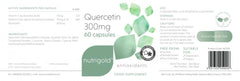 Nutrigold Quercetin 300mg 60s
