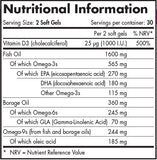 Nordic Naturals Complete Omega-3.6.9-D Lemon 60's