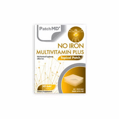 No Iron Multivitamin Plus Topical Patch - 30 Patches | PatchMD