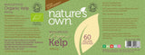 Nature's Own Organic Kelp 400mg 60's