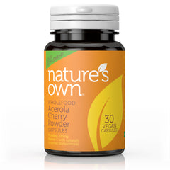 Nature's Own Wholefood Acerola Cherry Powder capsules 30's