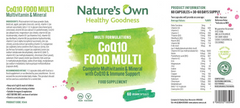 Nature's Own CoQ10 Food Multi 60's