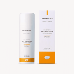 Green People Non-Streaky Self Tan Lotion Natural Glow Rosehip & Aloe Vera (Sensitive) 150ml