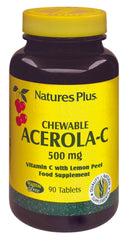 Nature's Plus Chewable Acerola-C 500mg 90's