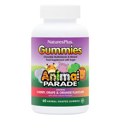 Nature's Plus Gummies Chewable Multivitamin & Mineral Animal Parade Assorted Flavours 60's