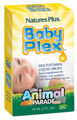 Nature's Plus Baby Plex Animal Parade Natural Orange Flavour 60ml
