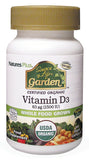 Nature's Plus Source of Life Garden Certified Organic Vitamin D3 2500iu 60's