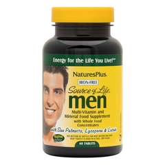 Nature's Plus Source of Life Men Iron Free 60's