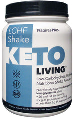 Nature's Plus KetoLiving LCHF Vanilla Shake Powder 578g