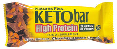 Nature's Plus KETObar High Protein Chocolate Almond Crunch 60g CASE OF 12