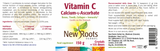 New Roots Herbal Vitamin C Calcium-L-Ascorbate Crystals 150g
