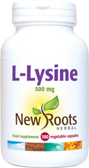 New Roots Herbal L-Lysine 500mg 100's