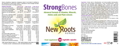 New Roots Herbal Strong Bones 180's