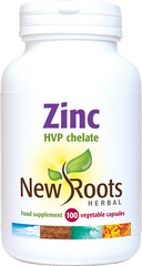 New Roots Herbal Zinc HVP Chelate 100's