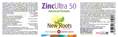 New Roots Herbal ZincUltra 50 30's