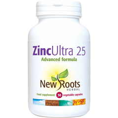 New Roots Herbal ZincUltra 25 (Formerly ZincUltra 50) 30s
