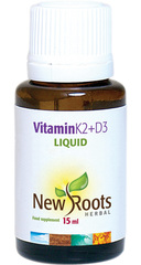 New Roots Herbal Vitamin K2 + D3 15ml