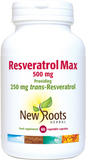 New Roots Herbal Resveratrol Max 500mg 60's