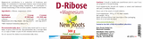 New Roots Herbal D-Ribose + Magnesium 300g