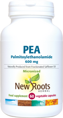 New Roots Herbal PEA Palmitoylethanolamide 600mg 60's