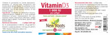 New Roots Herbal Vitamin D3 1000iu 60's