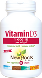 New Roots Herbal Vitamin D3 1000iu 60's