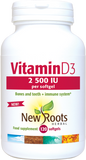 New Roots Herbal Vitamin D3 2500iu 120's