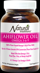 Natural Traditions Ahiflower Oil Omega 3-6-9 90's