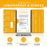Nutratea Lemongrass & Ginger Tea Bags 20's