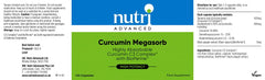 Nutri Advanced Curcumin Megasorb 120's