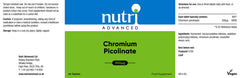Nutri Advanced Chromium Picolinate 90's