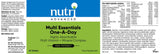 Nutri Advanced Multi Essentials One-A-Day 60's