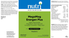 Nutri Advanced MegaMag Energen Plus Raspberry 235g