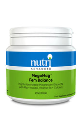Nutri Advanced MegaMag Fem Balance Citrus Orange Flavour 306g