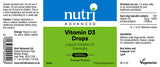 Nutri Advanced Vitamin D3 Drops 1000 30ml
