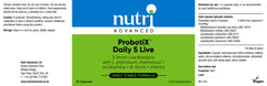 Nutri Advanced ProbotiX Daily 5 Live 30's
