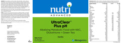 Nutri Advanced UltraClear Plus pH Vanilla 966g (21 servings)