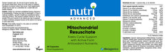 Nutri Advanced Mitochondrial Resuscitate 60's