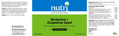 Nutri Advanced Berberine + Grapefruit Seed 120's