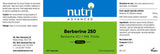 Nutri Advanced Berberine 250 120's