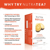 Nutratea Nutra Reflux Liquorice & Chamomile Tea Bags 20s