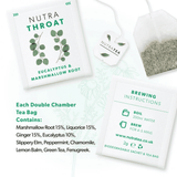 Nutratea Nutra Throat Eucalyptus & Marshmallow Root Tea Bags 20s