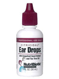 NutriBiotic Ear Drops with GSE &amp; Tea Tree Oil - 30ml