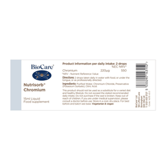 BioCare Nutrisorb Chromium 15ml