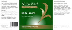 Nutrivital Daily Greens 120's