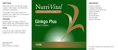 Nutrivital Ginkgo Plus 100ml