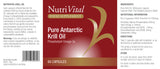 Nutrivital Pure Antarctic Krill Oil 60's