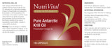 Nutrivital Pure Antarctic Krill Oil 180's