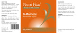 Nutrivital D-Mannose 50g